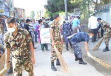 नौ हप्तामा नगरसरसफाई सरसफाई अभियान