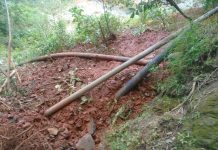 बानपा ३ बोक्सेमा पहिरोले पाईप बगाएसंगै बजार क्षेत्रमा १५ दिन पानी नआउने