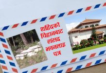 शहिदको चिहानबाट संसदभवनलार्इ पत्र