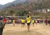 जैमिनी मेलाको भलिबलको उपाधिको लागि आयोजक र जैदि भिड्दै