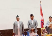 योगेश भट्टराई पर्यटनमन्त्री नियुक्त, सपथ लिए