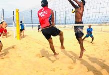 मैत्रीपूर्ण बिच भलिबलमा मान र दिलको जोडीले श्रीलंकालाई हराए