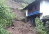 बागलुङका ६६ घर पहिरोको उच्च जोखिममा