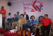 बागलुङ जिल्ला क्रिकेट संघको साधारणसभामा उत्कृष्ट खेलाडी सम्मान