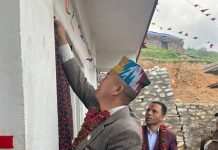 जैमिनी नगरपालिका–३ को वडा भवन उद्घाटन